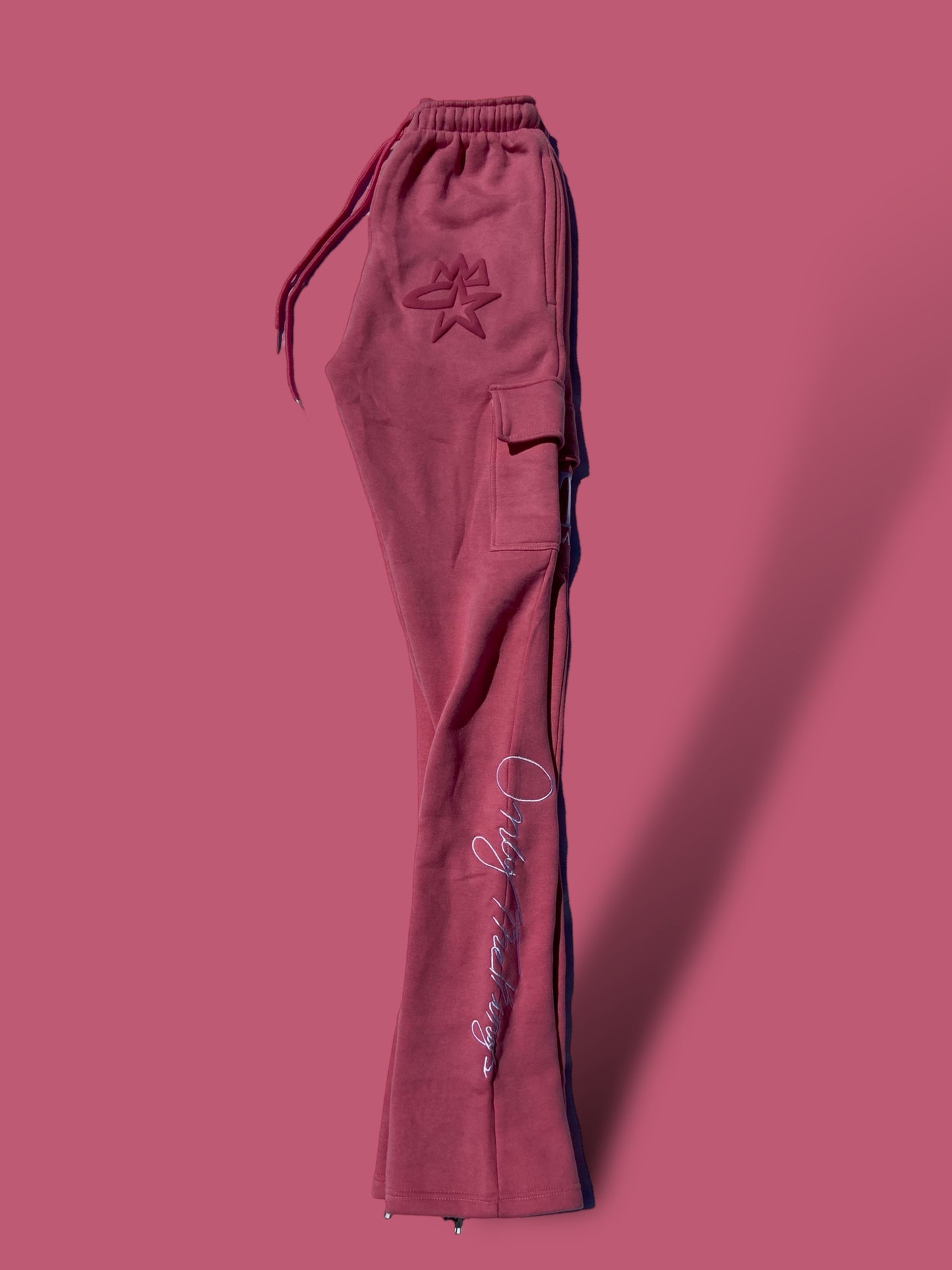 Pink star4k sweatpants