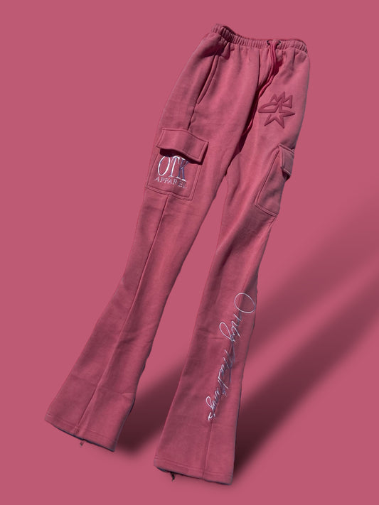 Pink star4k sweatpants