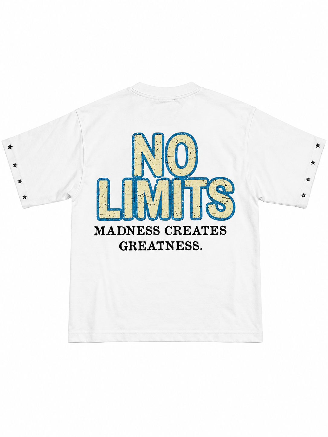 OVERSIZED GRAPHIC EINSTEIN TEE- WHITE