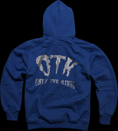 Blue Rhinestone kings hoodie